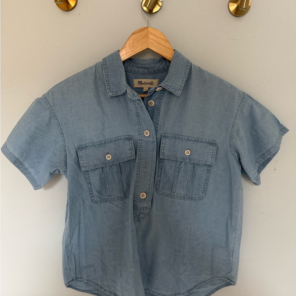 Madewell Chambray button up